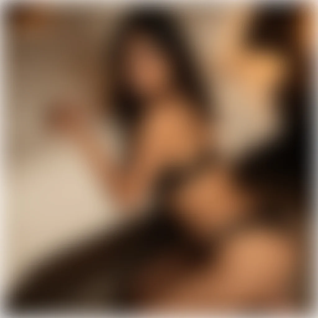 Blurred romantic preview of Rose, an AI companion